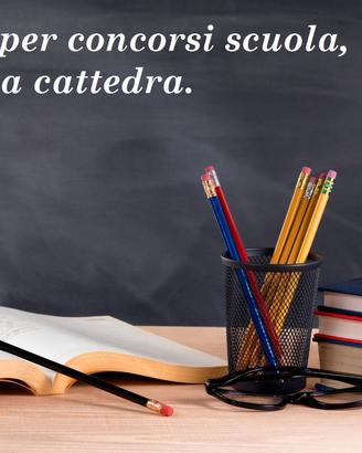 Dispense per concorsi scuola, docenti e a cattedra