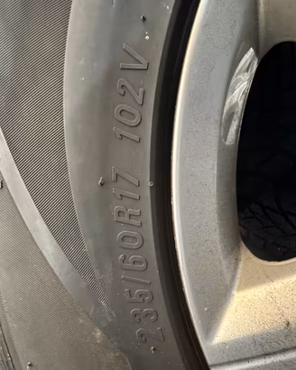 cerchi in lega volvo 17 pollici