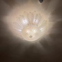Lampadario murano a foglia