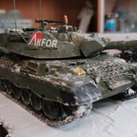 Diorama 1:35 carro armato italiano LEOPARD 1A5
