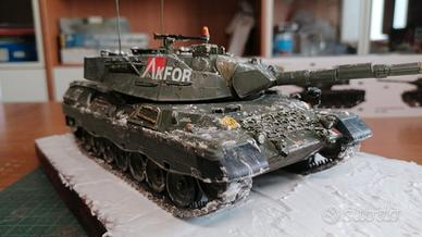 Diorama 1:35 carro armato italiano LEOPARD 1A5