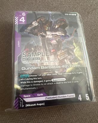 Mazzo Gundam Barbatos 4th Form - Gundam Card Game