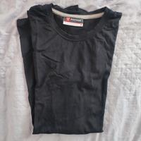 payper t-shirt uomo nero tg M maniche lunghe 