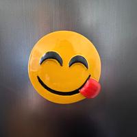 CALAMITA EMOJI IN GESSO CERAMICO DIPINTO A MANO