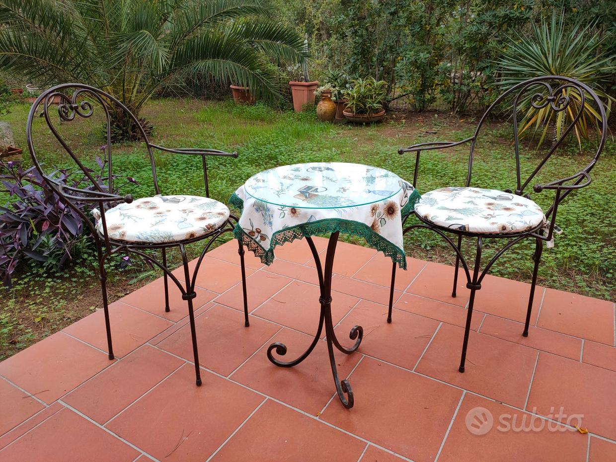 Arredo giardino ferro battuto Prezzi e offerte usato