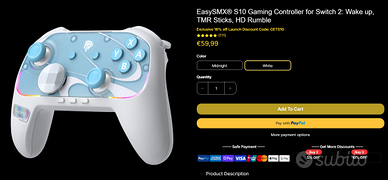Controller Gioco Switch1-2/Android/PC/iOS NUOVO