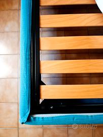 Letto imbottito e materasso 1 piazza e 1/2