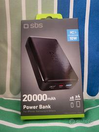 SBS power bank 20.000 mAh NUOVO