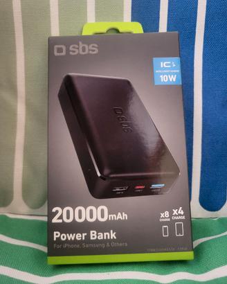 SBS power bank 20.000 mAh NUOVO