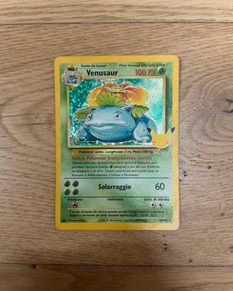 Venusaur Holo Unlimited – 25º Anniversario (IT)