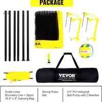 VEVOR Rete da Pallavolo Portatile - Come Nuova