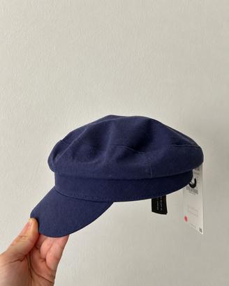 Cappello  baker boy blu Zara