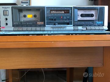 Piastra cassette vintage Technics .