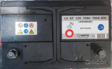 BATTERIA VARTA 70 AH - 760 SPUNTO EDB