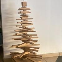 Albero di Natale in legno chiudibile