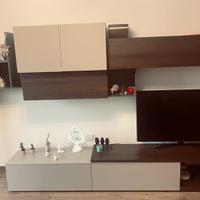 Parete attrezzata moderna componibile