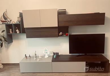 Parete attrezzata moderna componibile