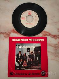 disco 45 giri referendum divorzio: Foà e Modugno