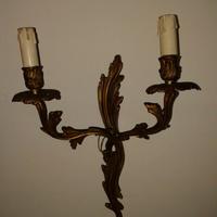 coppia apliques in bronzo