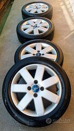 4 cerchi lega Ford Fusion 16" con gomme 195/55 R16