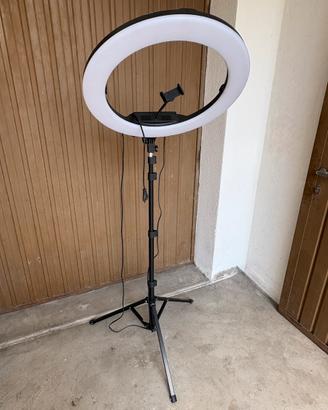Ring light professionale + accessori