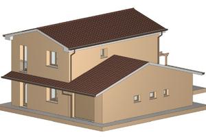 Casa singola in costruzione