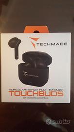 AURICOLARI SENZA FILO TM-XM201 TOUCHBUDS NUOVI