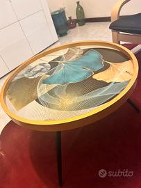 Tavolino da interno ed esterno in legno