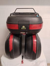 Tris valige Bauletti moto scooter givi monokey