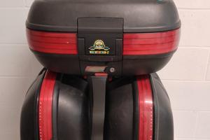 Tris valige Bauletti moto scooter givi monokey
