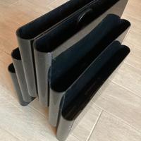 portariviste KARTELL nero designer Giotto Stoppino