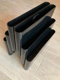 portariviste KARTELL nero designer Giotto Stoppino