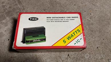 Mini autoradio vintage TEC