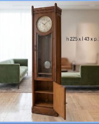 Orologio a Pendolo d'Epoca in Noce Massiccio