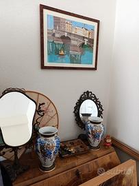 Lotto Oggetti Arredo Vintage - Specchiere, Vasi, V