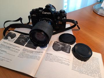 Canon  A1  con  zoom  TOKINA  RMC 35-105 