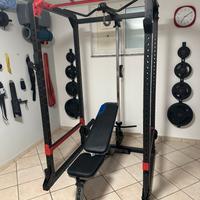 Home gym con accessori come nuova