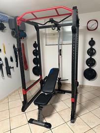 Home gym con accessori come nuova