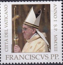 Francobollo Papa Francesco