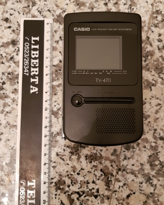 Mini TV analogica Casio