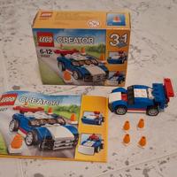 LEGO Creator 31027 3 in 1 - Auto da corsa blu