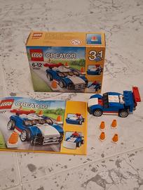 LEGO Creator 31027 3 in 1 - Auto da corsa blu
