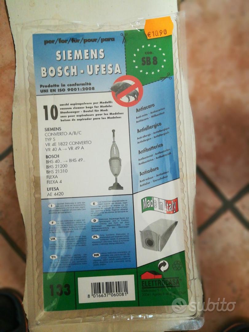 Sacchetti aspirapolvere Bosch Siemens Ufesa od.Sb8 - Elettrodomestici In  vendita a Roma