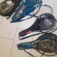 Nr 4 racchette da tennis
4 racchette da tenn