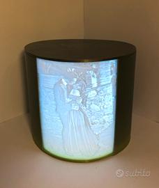 Litofania personalizzata box luce led stampa 3d