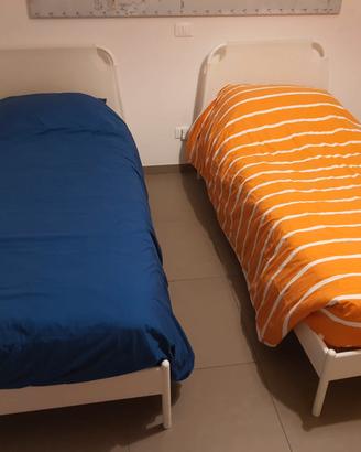 coppia di letti singoli Ikea 90 x 200