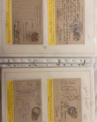 N.160 Cartoline militari in franchigia 1*guerra