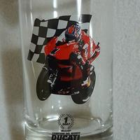 bicchiere Ducati celebrazione vittoria MotoGp 2007