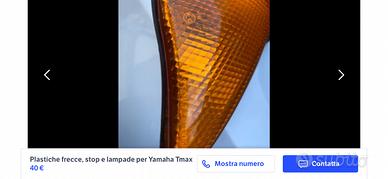 Kit plastiche frecce, stop e lampade Yamaha T-max