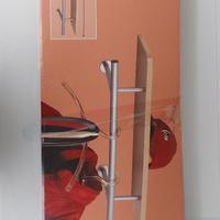 Mensola con asta appendiabiti